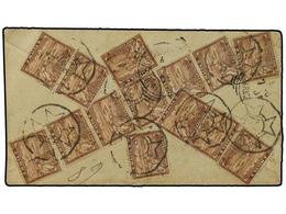 3054 MALTA. 1906 (July 3). <B>1d. </B>rose Carmine Stationery Envelope, 132x77mm, Sent Registered To Palermo, Sicily Add - Other & Unclassified