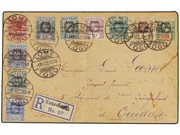 3205 TOGO. Sg.H34/44. 1920. ANGLO FRENCH OCCUPATION. LOME To OVIDAH (Dahomey). Espectacular Franking, Transit And Arriva - Sonstige & Ohne Zuordnung