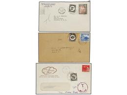 3237 TRINIDAD. 1951-65. Three Covers From British Guiana, Trinidad And USA Taxed With Trinidad Postage Due Stamps. - Otros & Sin Clasificación