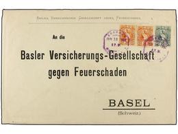 3401 GUATEMALA. Sc.49, 50 (2). 1902. GUATEMALA A BASILEA (Suiza). <B>20 Ctvos.</B> Verde Y <B>25 Ctvos.</B> Naranja (2). - Andere & Zonder Classificatie