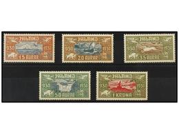 3472 * ISLANDIA. Yv.A-4/8. 1930. Complete Set. Light Hinged. Yvert.235?. - Sonstige & Ohne Zuordnung