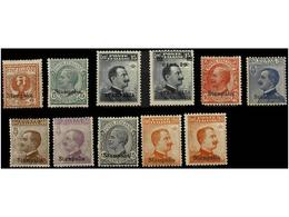 3729 ** ITALIA: EGEO (Colonia Italiana). Sa.1/11. 1912-22. <B>STAMPALIA.</B> Complete Sets, Never Hinged. Cert. TOSELLI. - Otros & Sin Clasificación