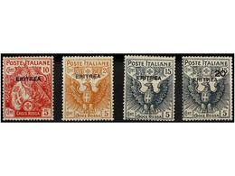 3774 ** ERITREA. Sa.41/44. 1916. Complete Set, Never Hinged. Sassone.200?. - Other & Unclassified
