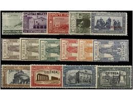 3780 ** ERITREA. Sa.102/06, 107/12, 116/19. 1926-27. Complete Sets, Never Hinged. Sassone.120?. - Other & Unclassified