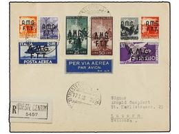 3889 TRIESTE. 1948. TRIESTE A SUIZA. Precioso Franqueo, Circulada Por Correo Aéreo, Al Dorso Llegada. - Other & Unclassified