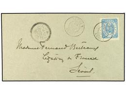 3937 COREA. 1902. Local Seoul Envelope Franked Korean Post <B>2 Ch.</B> Tied By <B>Seoul * Coree</B> Date Stamp. Very Fi - Autres & Non Classés