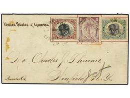 3963 LIBERIA. 1901. Cover To USA With 1896 <B>1 C.</B> And <B>5 C.</B> With 1892 <B>4 C.</B> Paying 10 C. Rate, SG 144a, - Other & Unclassified