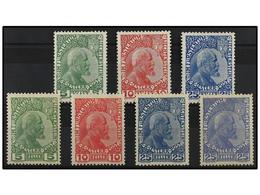 3978 * LIECHTENSTEIN. Mi.1/3x + 1/3ya+b. 1912. Complete Set (normal And Chalky Paper), Hinged. Michel.1.230?. - Other & Unclassified