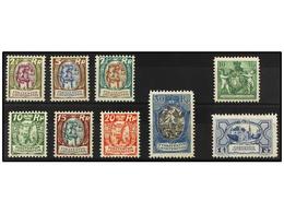 4011 * LIECHTENSTEIN. Mi.63/71. 1924-27. Complete Set, Light Hinged. Michel.200?. - Andere & Zonder Classificatie