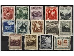 4024 * LIECHTENSTEIN. Mi.94/107. 1930-31. Complete Set, Light Hinged. Michel.650?. - Other & Unclassified