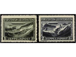 4036 * LIECHTENSTEIN. Yv.A-7/8. 1931. Complete Set, Light Hinged. Yvert.200?. - Other & Unclassified