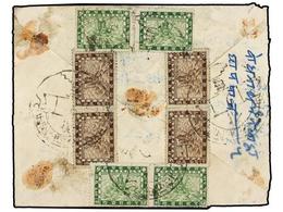 4286 NEPAL. Mi.21 (4), 22 (4). 1926 (Nov.). AMLEKHGANJ To KATHMANDU. Registered Cover Franked With Four <B>2 Pice</B> An - Sonstige & Ohne Zuordnung