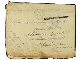 4435 PALESTINA. 1918. <B>(FRENCH DETACHMENT IN PALESTINE)</B>. Military Mail Envelope Endorsed <B>SECTOR DU D.F.P DU POR - Other & Unclassified