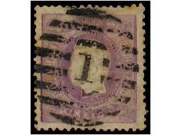 4743 °/ PORTUGAL. Af.35. 1867. <B>240 Reis</B> Lila. MUY BONITO EJEMPLAR. Afinsa.798?. - Other & Unclassified