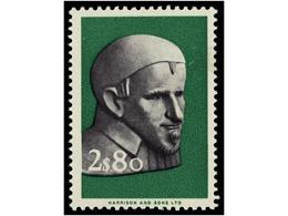 4775 ** PORTUGAL. Af.914. 1963. <B>2,80 Esc. </B>verde Y Negro <B>FALTAN LAS INSCRIPCIONES EN COLOR ORO.</B> RARISIMO. C - Other & Unclassified