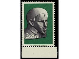 4776 ** PORTUGAL. Af.914. 1963. <B>2,80 Esc. </B>verde Y Negro <B>FALTAN LAS INSCRIPCIONES EN COLOR ORO.</B> RARISIMO. C - Sonstige & Ohne Zuordnung