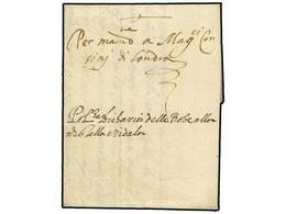 4783 PORTUGAL. 1586 (Dec 13). Entire Letter From Lisbon To London, Ex Corsini Archive, Endorsed (in Different Hand And T - Sonstige & Ohne Zuordnung