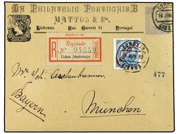 4862 PORTUGAL. 1898. Entero Postal De <B>50 Reis </B>gris De LA PHILATELIE PORTUGAISE Con Franqueo Complementario De <B> - Other & Unclassified