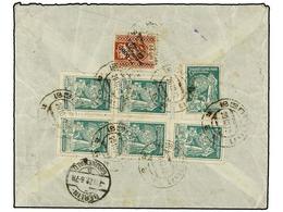 5219 RUSIA. Sg.32, 34. 1922 (Oct. 22). <B>GEORGIA.</B> Registered Cover From Italian Company In TIFLIS To BERLIN, Franke - Andere & Zonder Classificatie