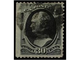 5471 ° ESTADOS UNIDOS. Sc.154. 1870-71. <B>30 Cts.</B> Black, Imperforate Left Margin. VERY FINE. Scott.300$. - Other & Unclassified