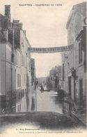 17-SAINTES-INONDATION 1904, RUE BASSOMPIERRE - Saintes