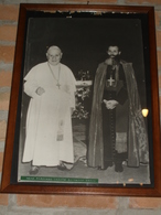 Mons.ARISTIDE PIROVANO (Erba/Vescovo PIME Macapà BRASILE) - Visita - PAPA GIOVANNI XXIII -  Fotografia Da Quadretto - Religion & Esotericism