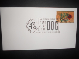 Etats-unis Fdc Year Of Dog 2018 - 2011-...