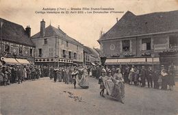 18-AUBIGNY- GRANDE FÊTES FRANCO-ECOSSAISES , CORTEGE HISTORIQUE DU 15 AOUT 1931, LES DEMOISELLES D'HONNEUR - Aubigny Sur Nere