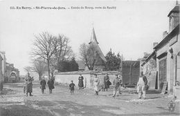 36-SAINT-PIERRE-DE-JARS- ENTREE DU BOURG , ROUTE DE REUILLY - Autres & Non Classés