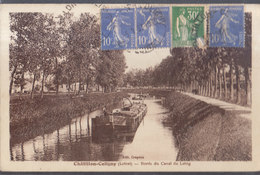 °°°°°  45 CHATILLON COLIGNY  .    Canal Du Loing       °°°°°  ////   REF.  JUILLET 18  /  BO. 45 - Chatillon Coligny