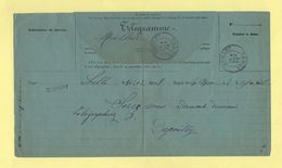 Telegramme - Pour Dompart Somme De Lille - 1893 - Telegrafi E Telefoni