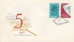 BUCHAREST PHILATELIC CLUB ANNIVERSARY, SPECIAL COVER, 1963, ROMANIA - Lettres & Documents