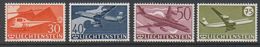 Liechtenstein 1960 Airmail Stamps 4v Mint (regummed) (39550) - Air Post