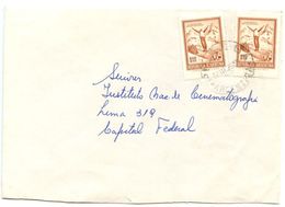 Argentina 1975 Cover Buenos Aires W/ Scott 991 Ski Jumper - Lettres & Documents