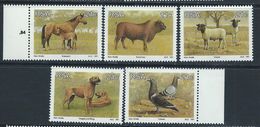 South Africa 1991 - Animal Breeding In South Africa SG724-728 MNH Cat £4.25 SG2015 - Nuevos