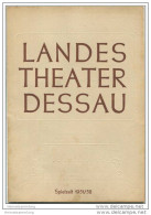 Landestheater Dessau - Spielzeit 1951/52 Nummer 4 - Frau Luna Von Paul Lincke - Anneliese Schmid-Dressel - Helmut Grell - Teatro & Danza