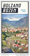 Bolzano Bozen 50er Jahre - 12 Seiten Mit 24 Abbildungen - Stadtplan - Italy