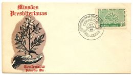Delcampe - Brazil 1959 Scott 902 FDC Centenary Of Presbyterian Work In Brazil - FDC