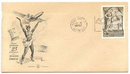 Delcampe - Argentina 1955 Scott 645 FDC Commercial Aviation In Argentina, 25th Anniversary - FDC