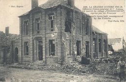Delcampe - SOMME - 80 - HERBECOURT Près Péronne 200 Hab - Guere 14 - Ruines Mairie - Peronne