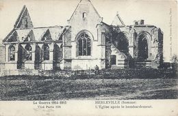 Delcampe - SOMME - 80 - HERLEVILLE Près De Ham - 180 Hab - Guerre 14 - Ruines église - Ham