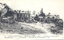 Delcampe - SOMME - 80 - HEM MONACU Près De Péronne - 130 Hab - Château Et La Ferme - Guerre 14 - Ruines - Peronne