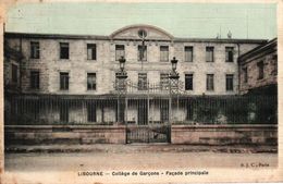 Delcampe - LIBOURNE -33- COLLEGE DES GARCONS FACADE PRINCIPALE - Libourne