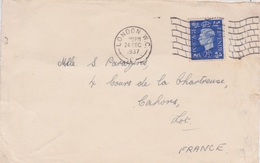 1937 - GRANDE BRETAGNE - FLAMME LONDON SUR TIMBRE ROI - Cartas & Documentos