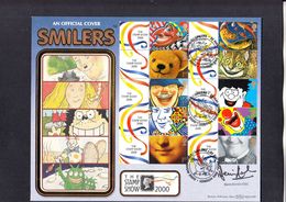 GROSSBRITANNIEN GRANDE BRETAGNE GB 2000 The Stamp Show 2000" Greetings Smiler (10)  FDC SG LS1 - Personalisierte Briefmarken