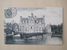 Delcampe - Environs De Bernay - Chateau De Beaumesnil - Facade Sur L'avenue - Bernay