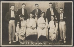 CPA - THE "A.I.ENTERTAINERS" - Carte Signée Photographe WOODCOCK - WIBSEY - Bradford