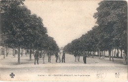 Delcampe - ***  86  ***  CHATELLERAULT Les Promenades Timbrée TTB - Chatellerault