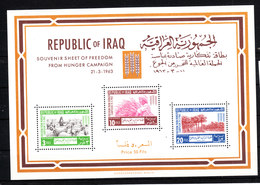 Iraq  -  1963. Campagna Per L' Alimentazione.  From Hunger Campaign. MNH - Contra El Hambre