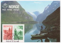 Norvège 1984 - 1 Carte Maximum - Pêche - Michel Nr. 899-900 (max111) - Maximumkaarten